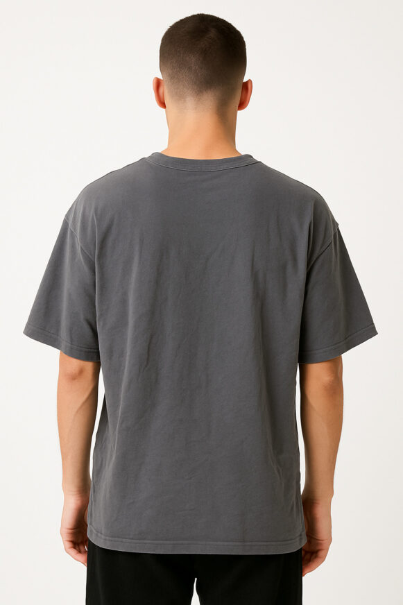 Charcoal "MANHATTAN" Oversized T-Shirt - Image 4