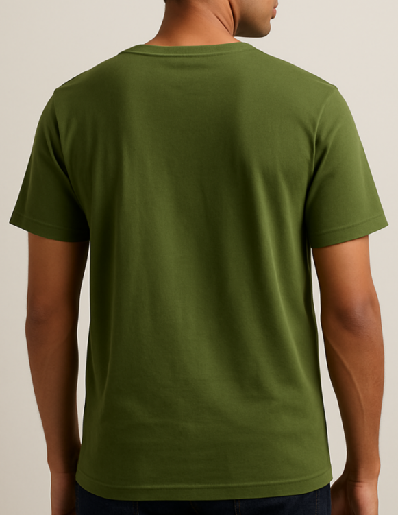 Olive Reflect Graphic T-Shirt - Image 4