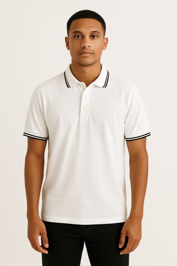 Crew Polo – White