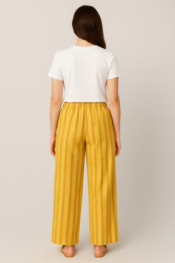 Yellow Striped Palazzo - Image 4