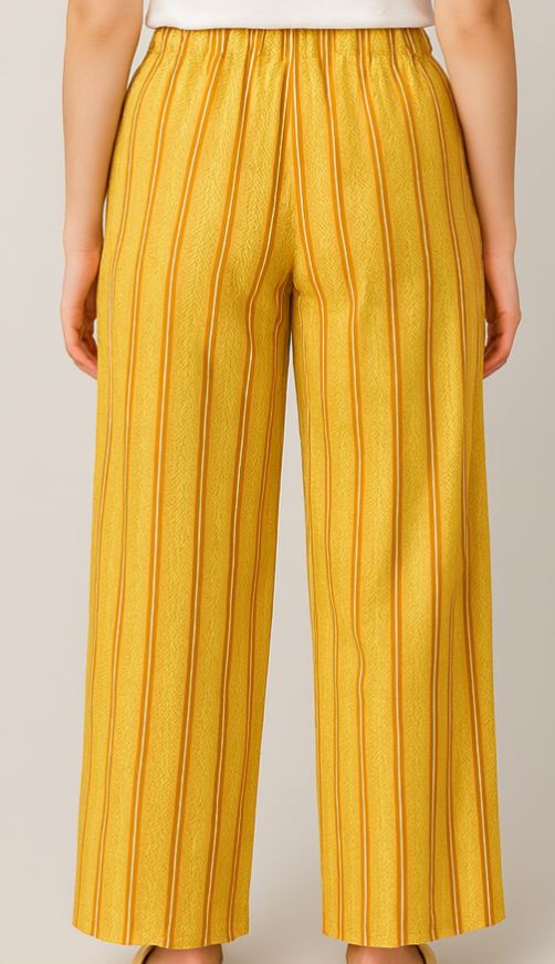 Yellow Striped Palazzo - Image 3