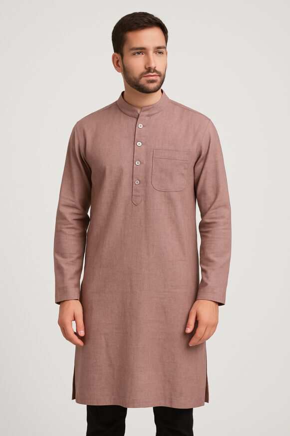 Rosewood Brown Kurta