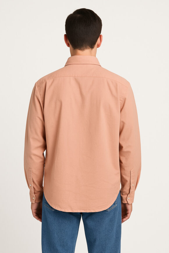 Dusty Peach Full Sleeve Shirt - Image 4
