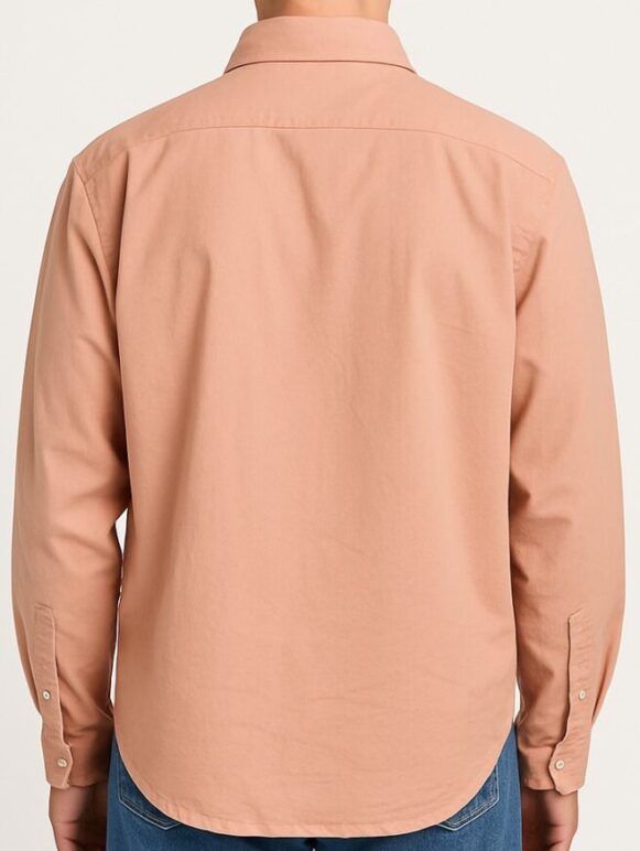 Dusty Peach Full Sleeve Shirt - Image 3