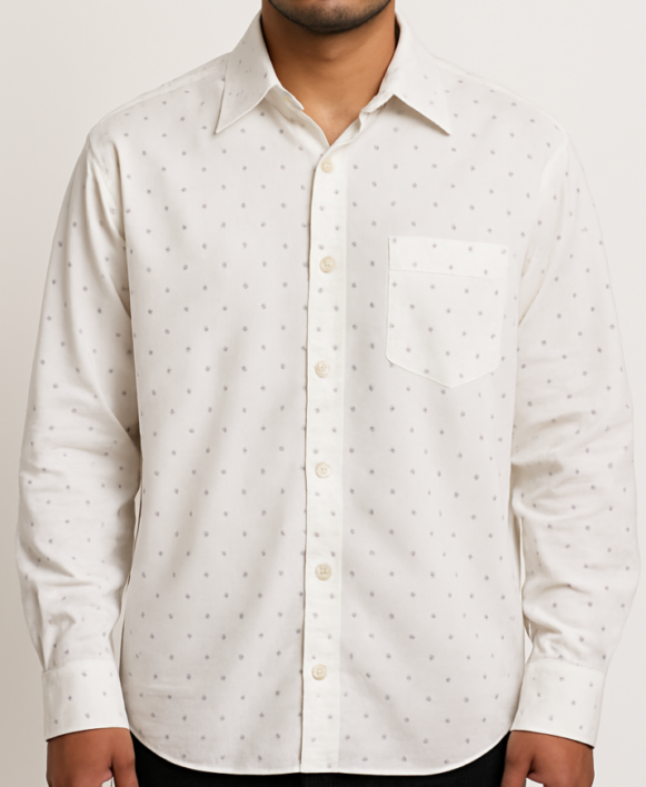 Rust Brown Cotton Shirt costumepeti