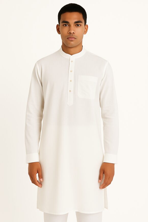 Classic White Kurta