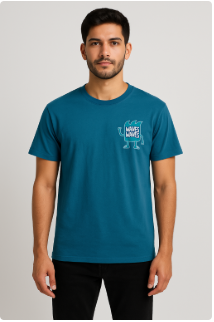 Teal Graphic T-Shirt