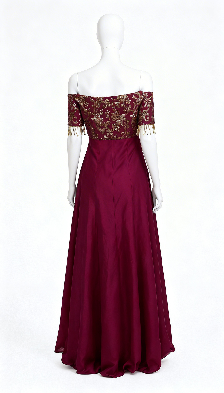 Off Shoulder Sequin Western Dress - Costumepeti