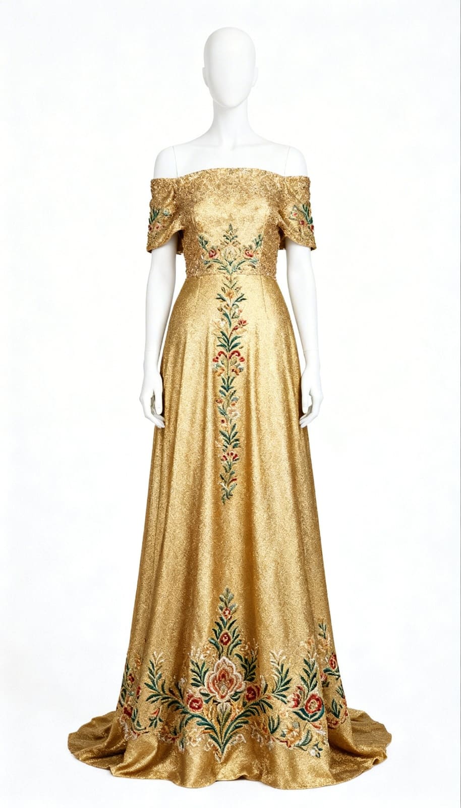 Glorious Golden Western Dress - Costumepeti