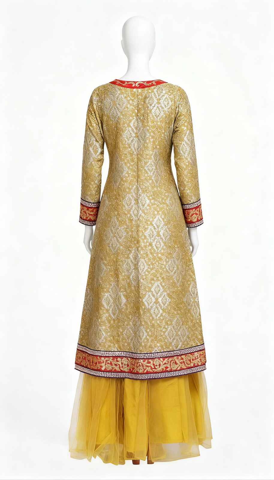 Golden Sand Sharara Set - Costumepeti