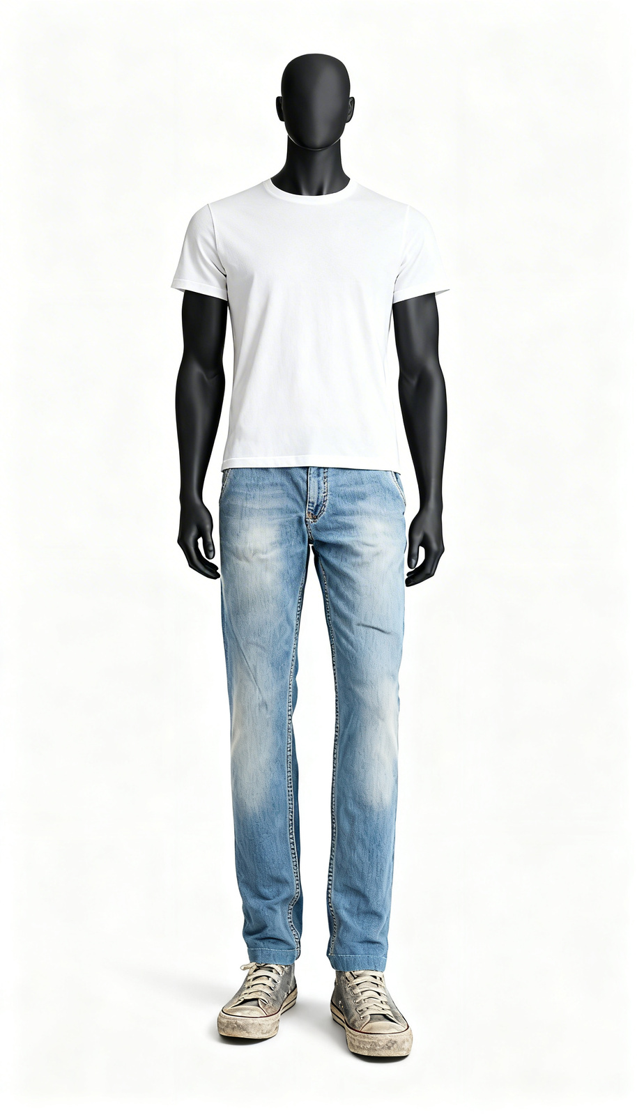 Men Mid Blue Denim Jeans - Image 3