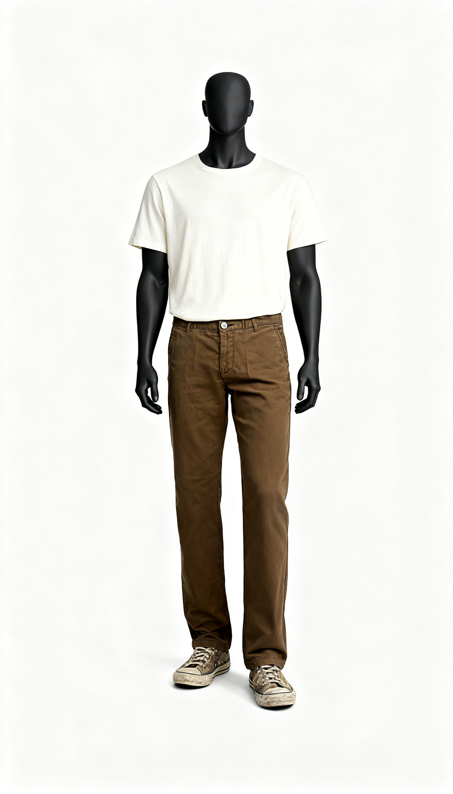 Men Brown Denim Jeans - Image 3