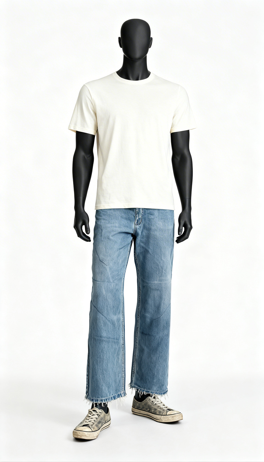 Men Light Blue Denim Jeans - Image 3