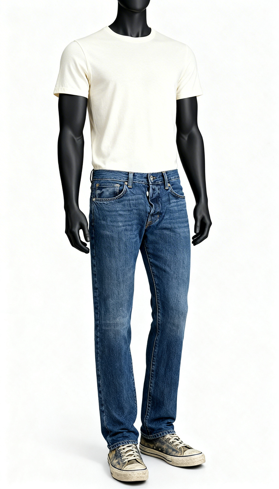 Men Black Denim Jeans