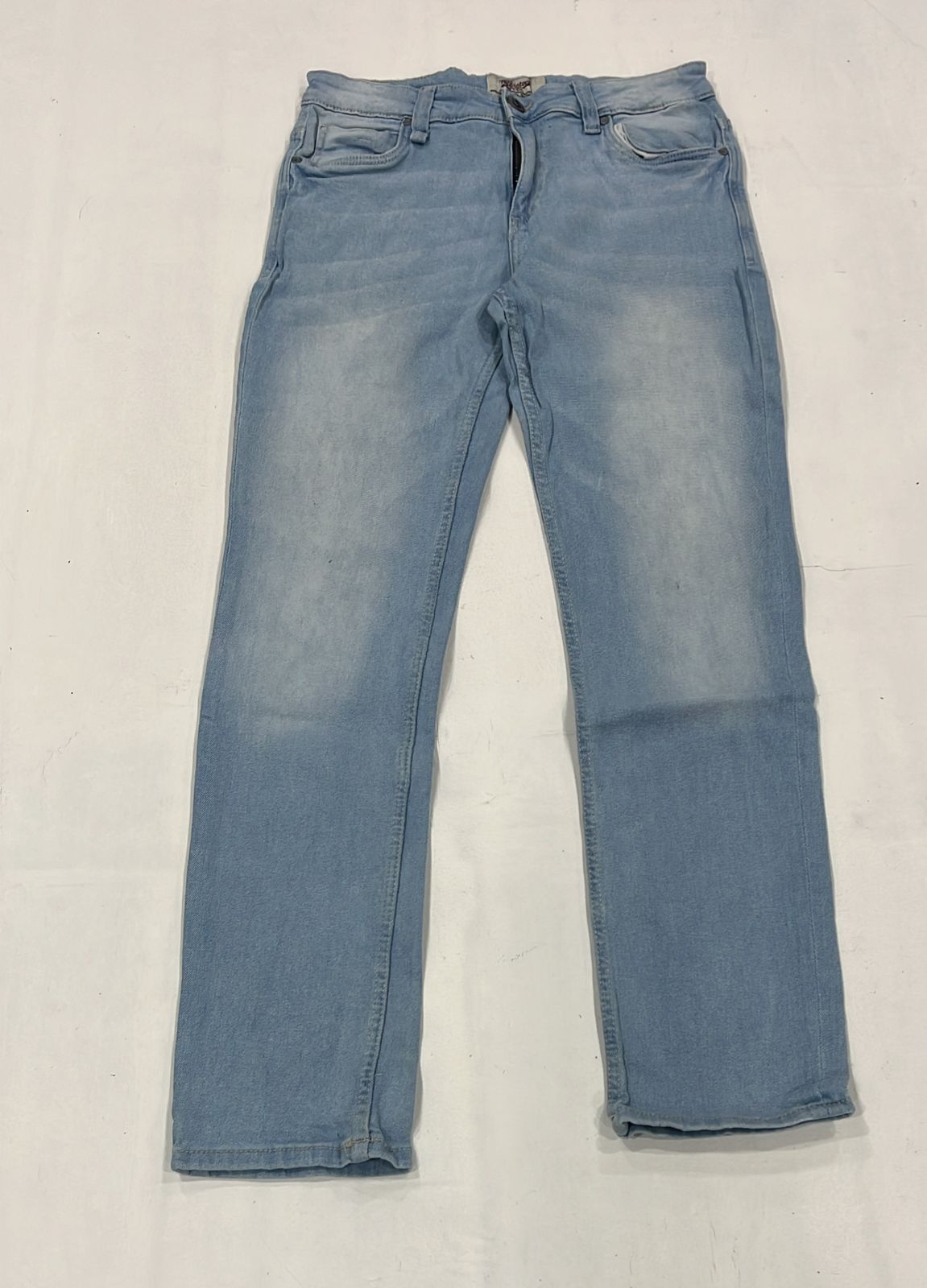 Men Light Blue Denim Jeans - Image 4