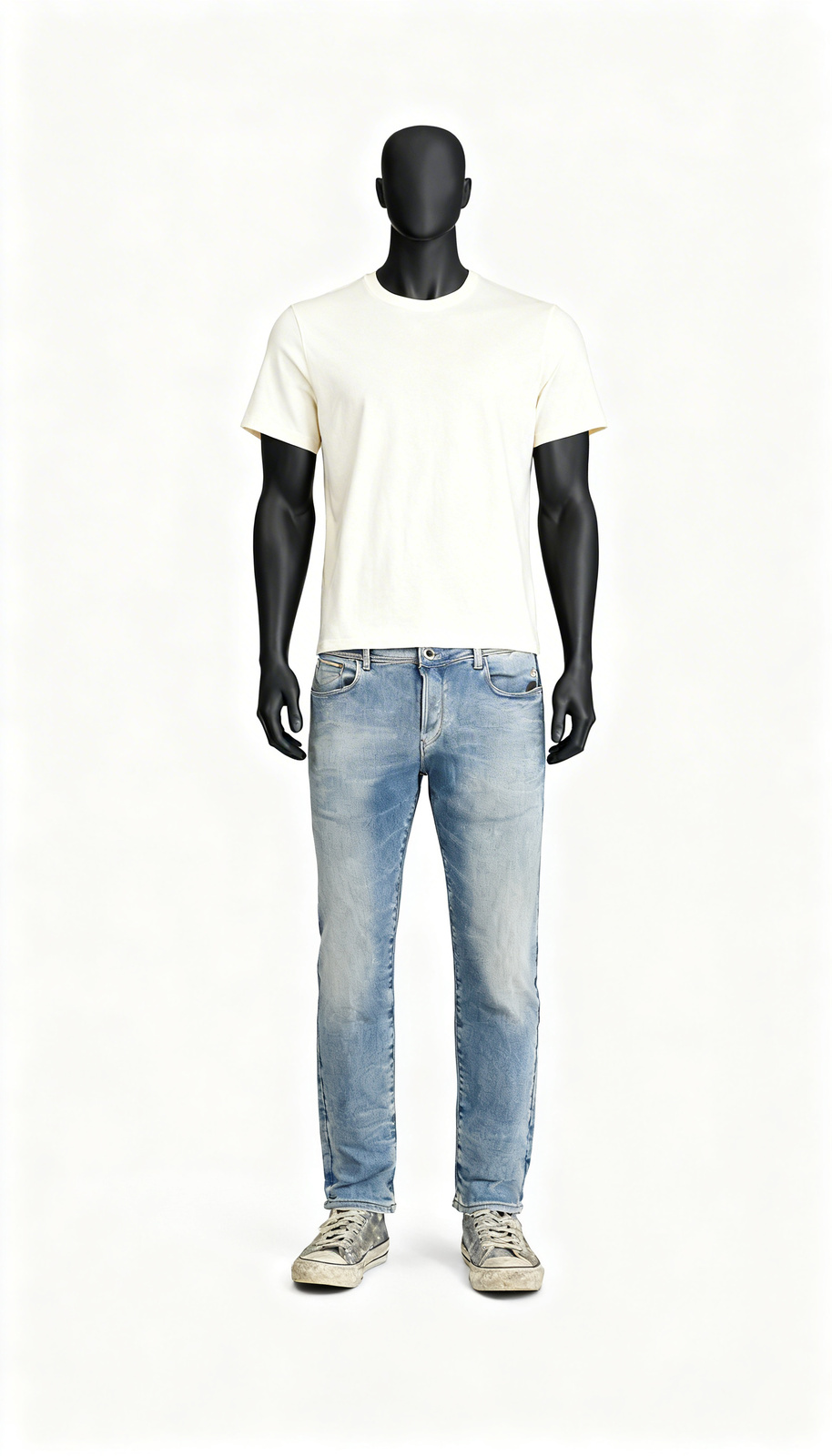 Light Blue Washed Jeans