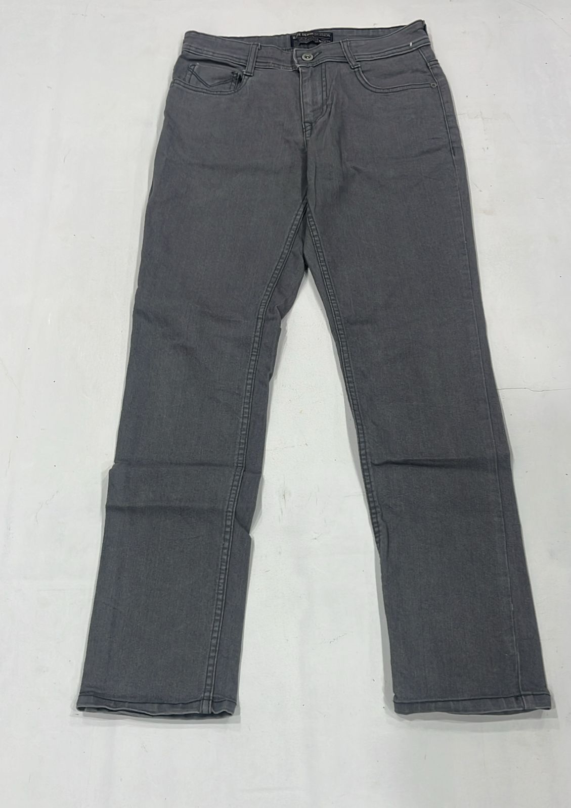 Men Distressed Blue Denim Jeans - Image 4