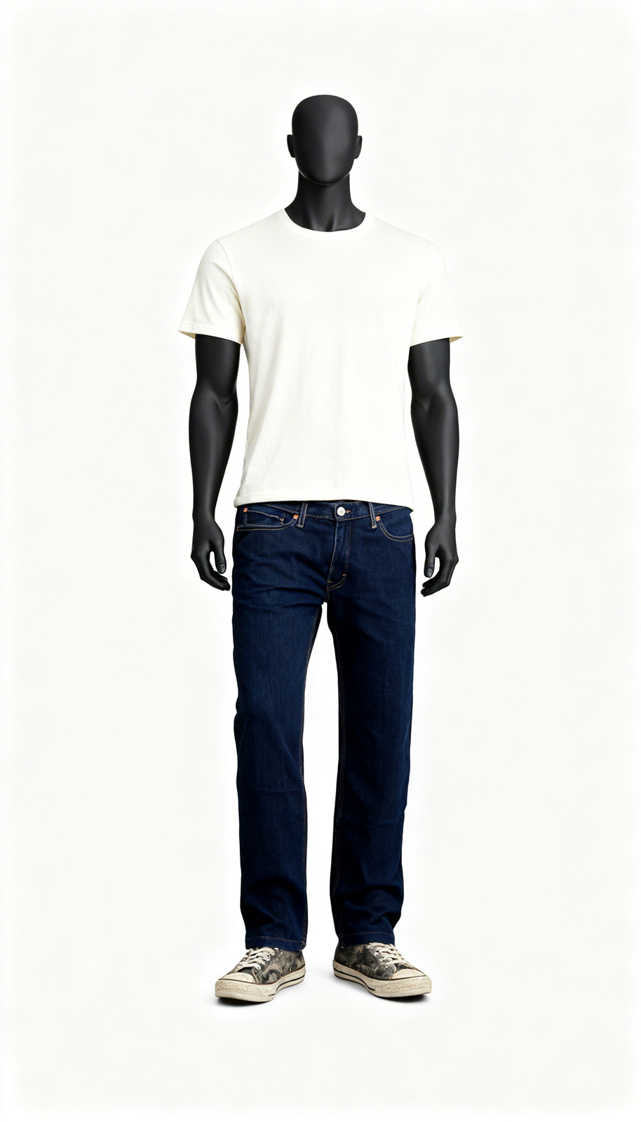 Men Dark Blue Jeans