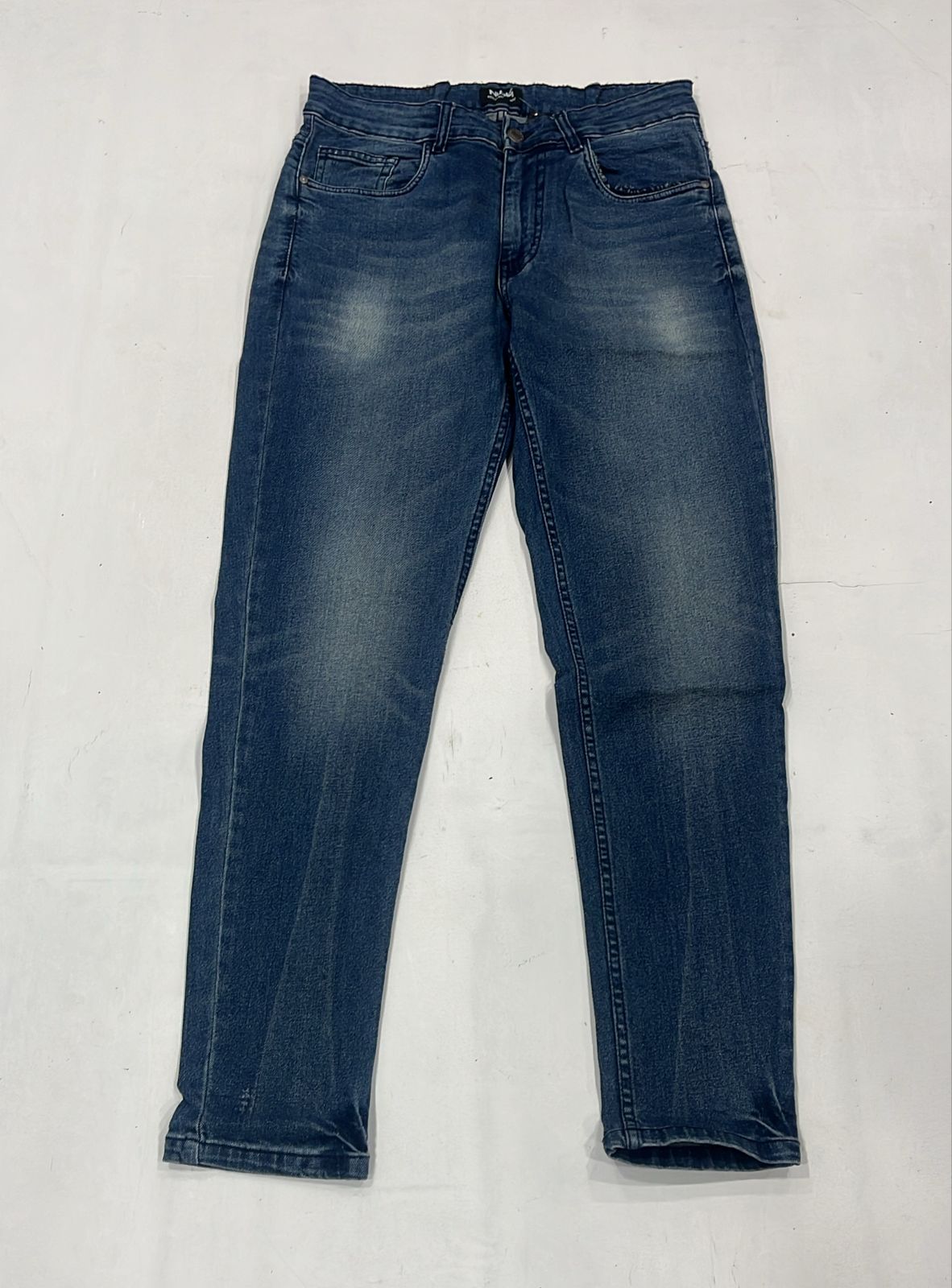 Men Mid Blue Denim Jeans - Image 4