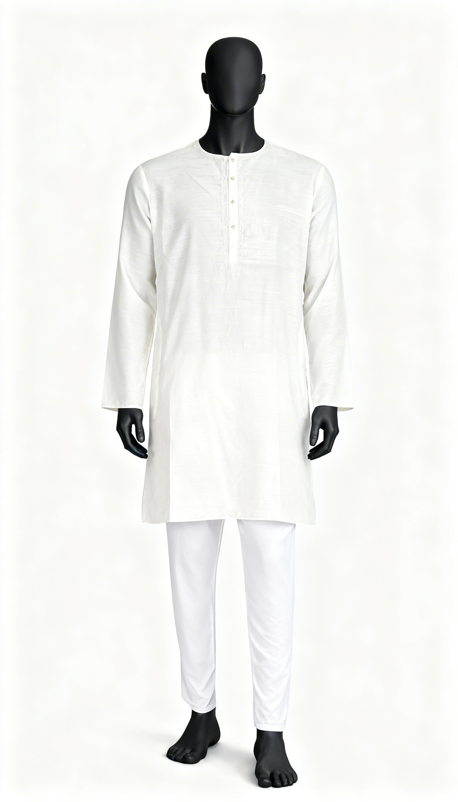 White Plain Kurta