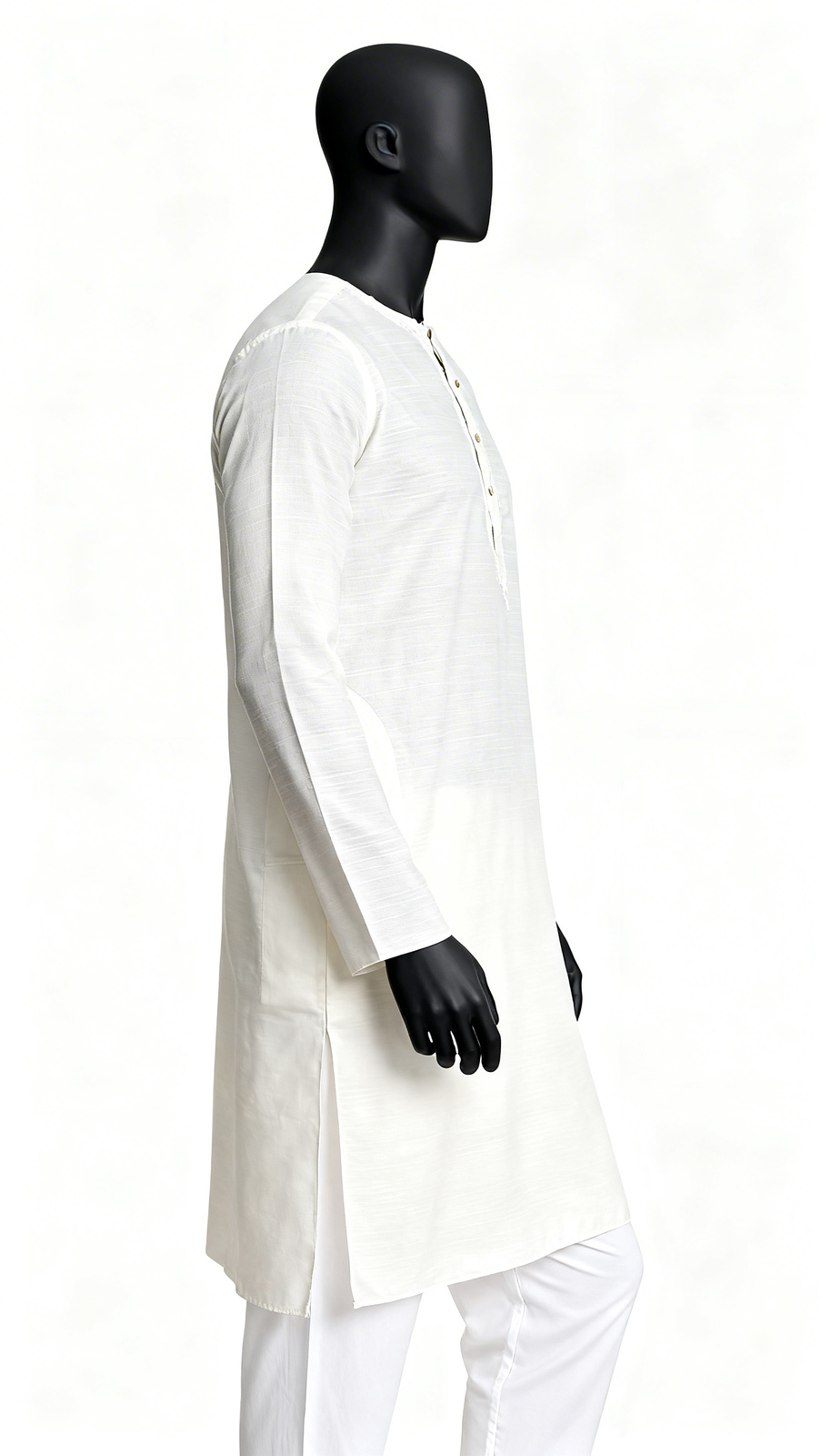 White Plain Kurta - Image 3