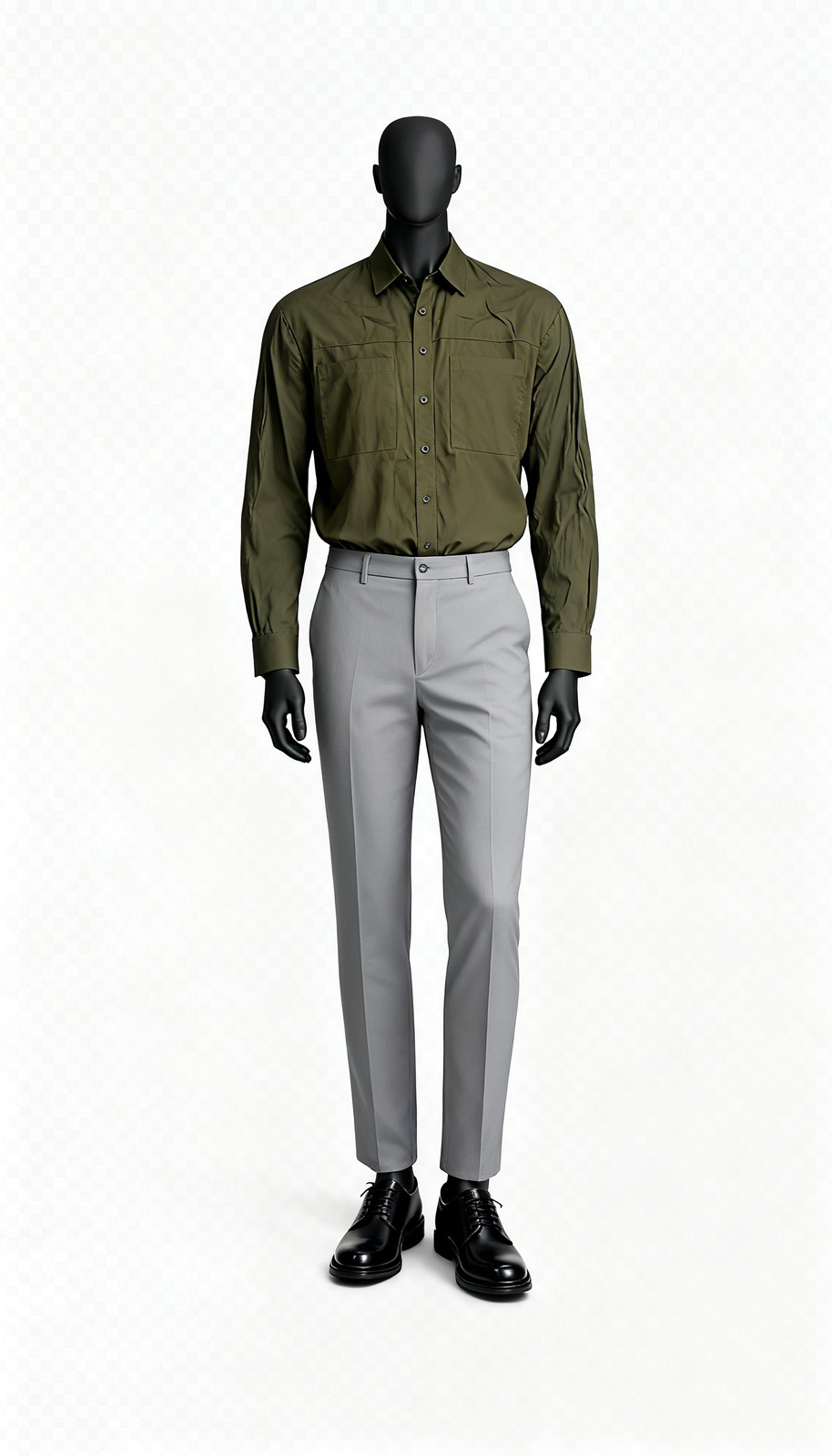 Olive Green Utility Shirt