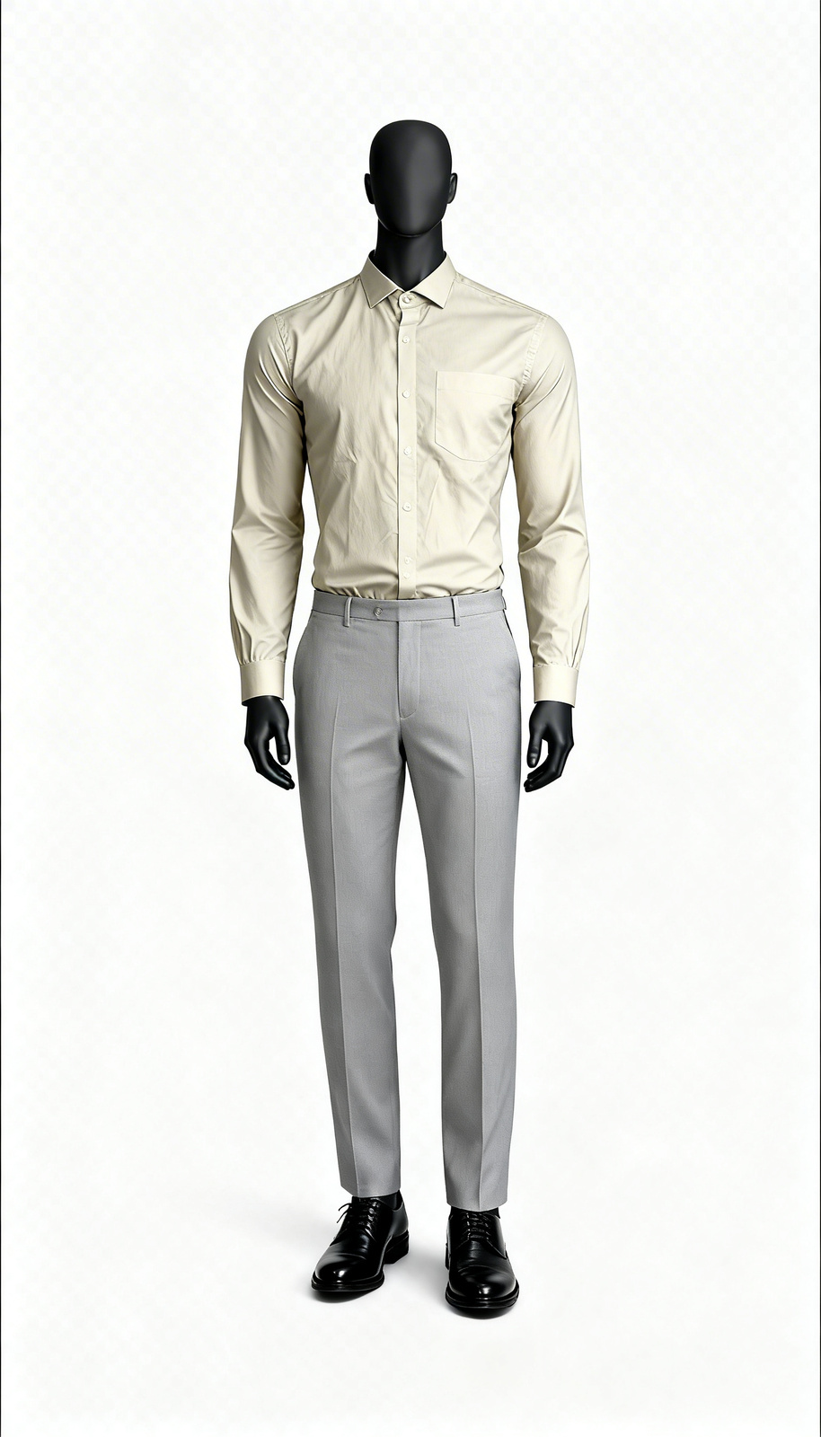 Cream Formal Shirt