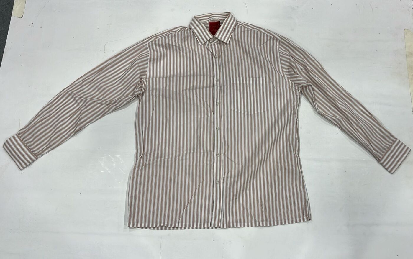 Brown White Stripe Shirt - Image 4