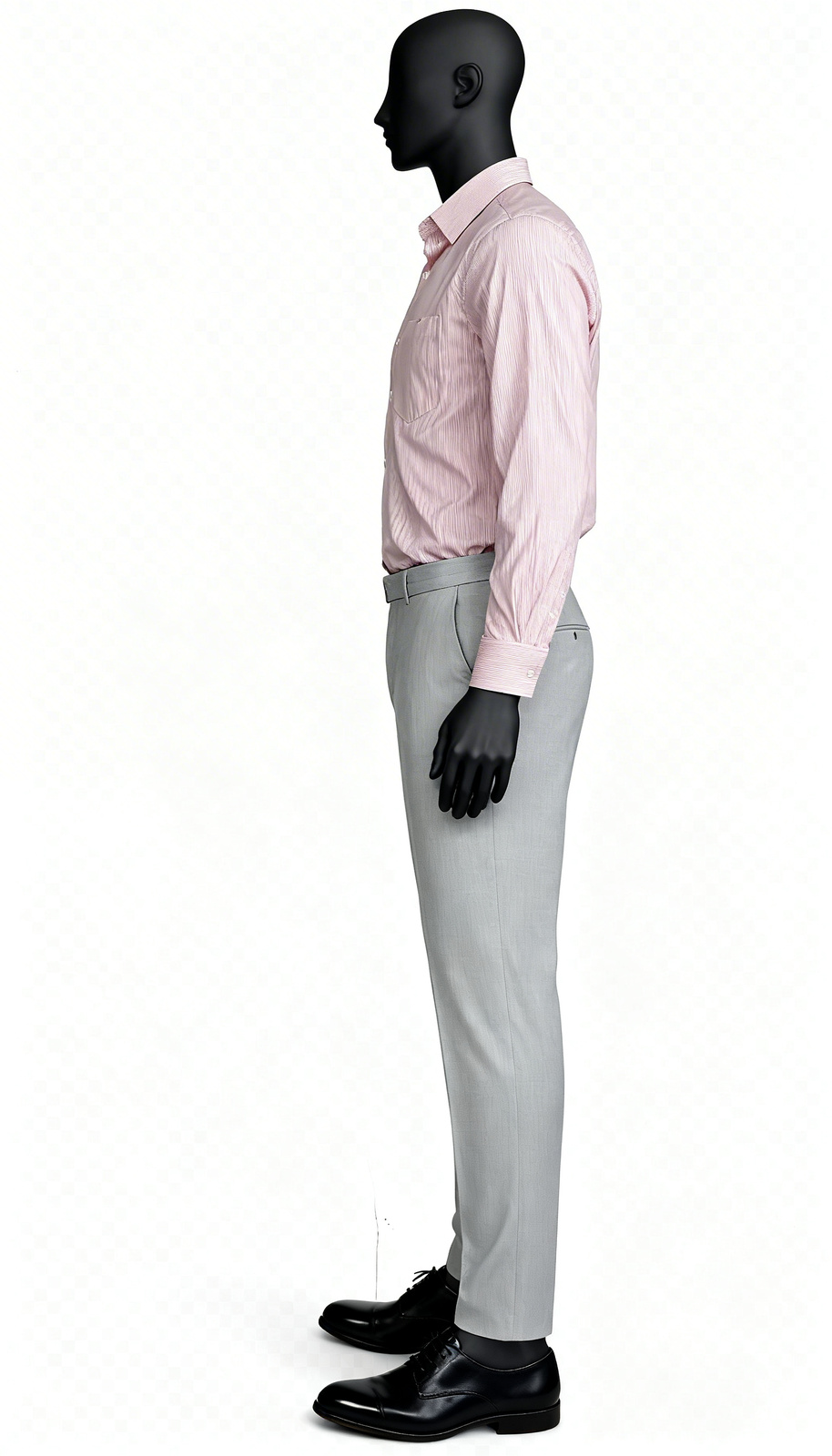 Pink Stripe Formal Shirt - Image 3