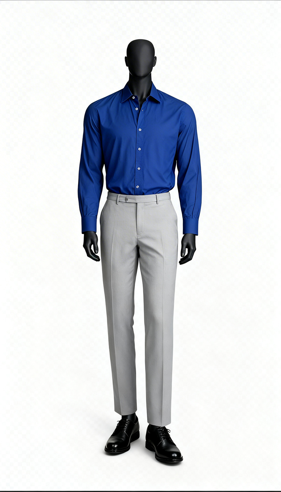 Royal Blue Solid Shirt