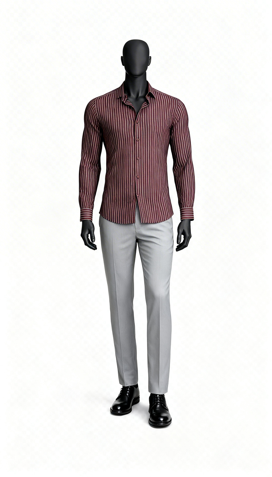 Maroon Stripe Shirt