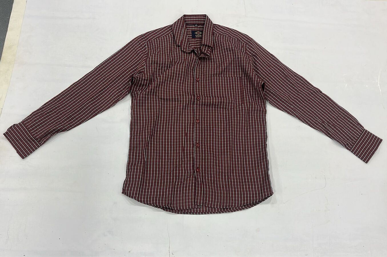 Maroon Stripe Shirt - Image 3