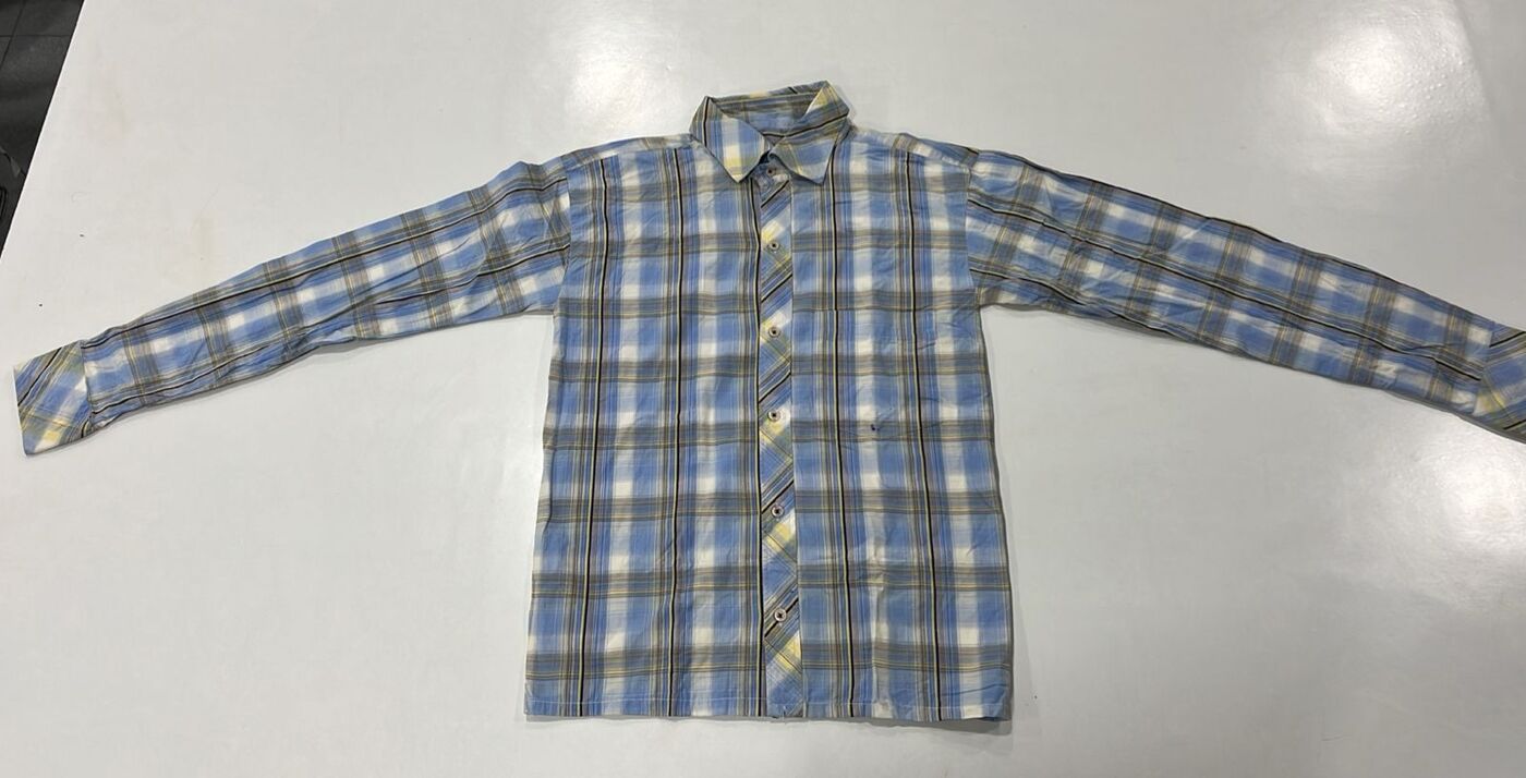 Blue Check Shirt - Image 4
