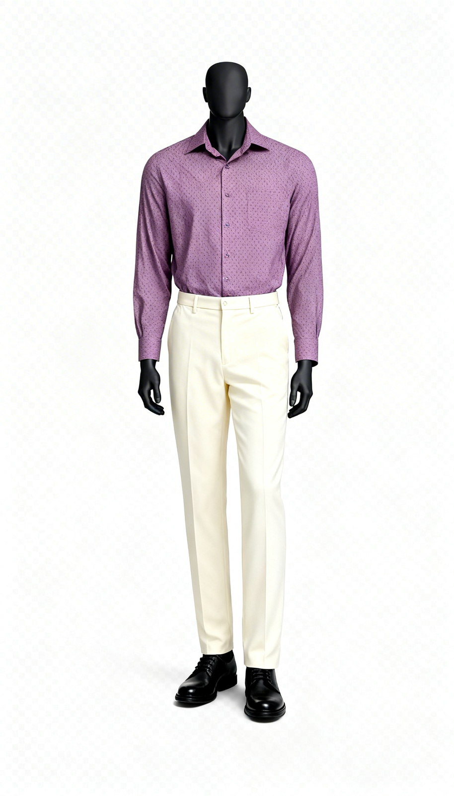 Purple Micro-Dot Shirt