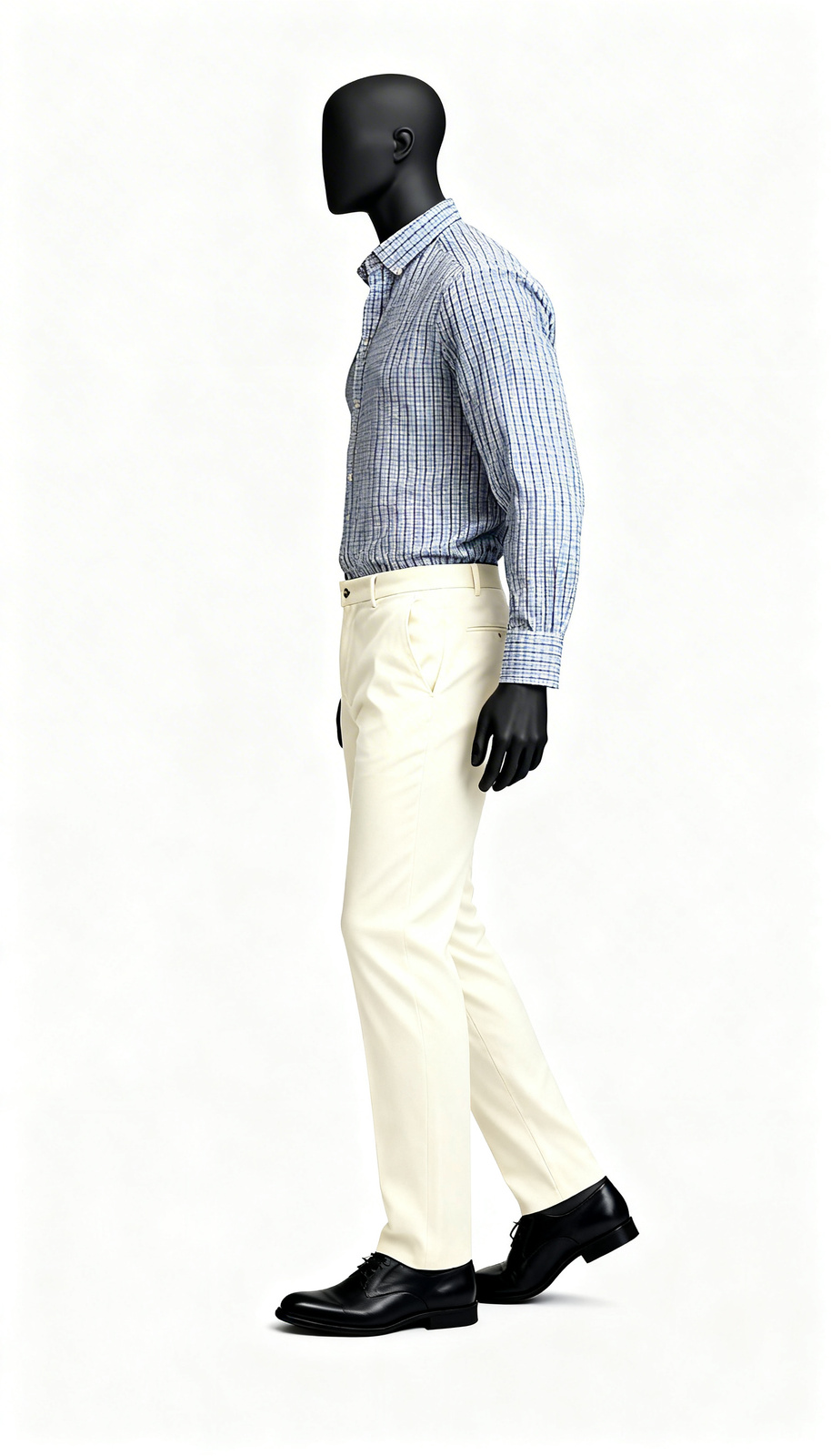 Blue Check Shirt - Image 3