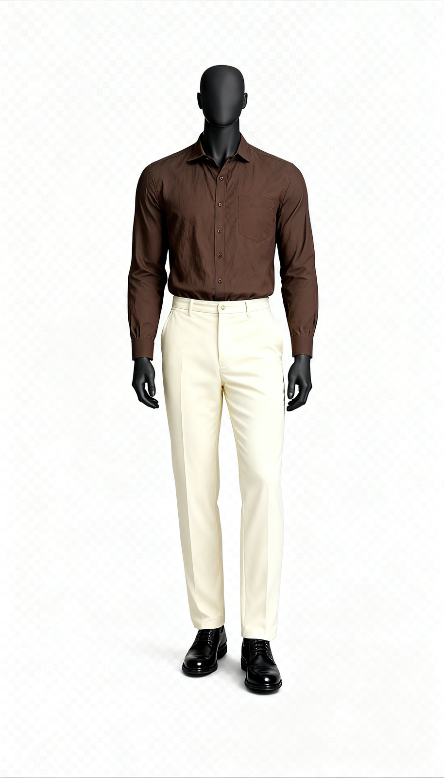 Dark Brown Office Wear