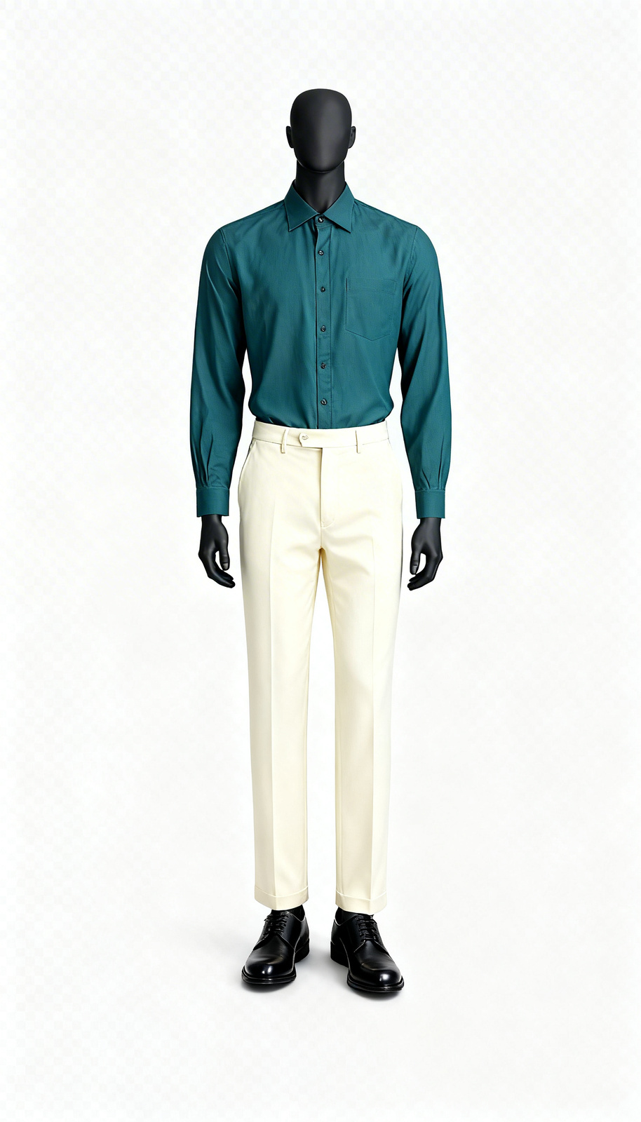 Dark Teal Solid Shirt