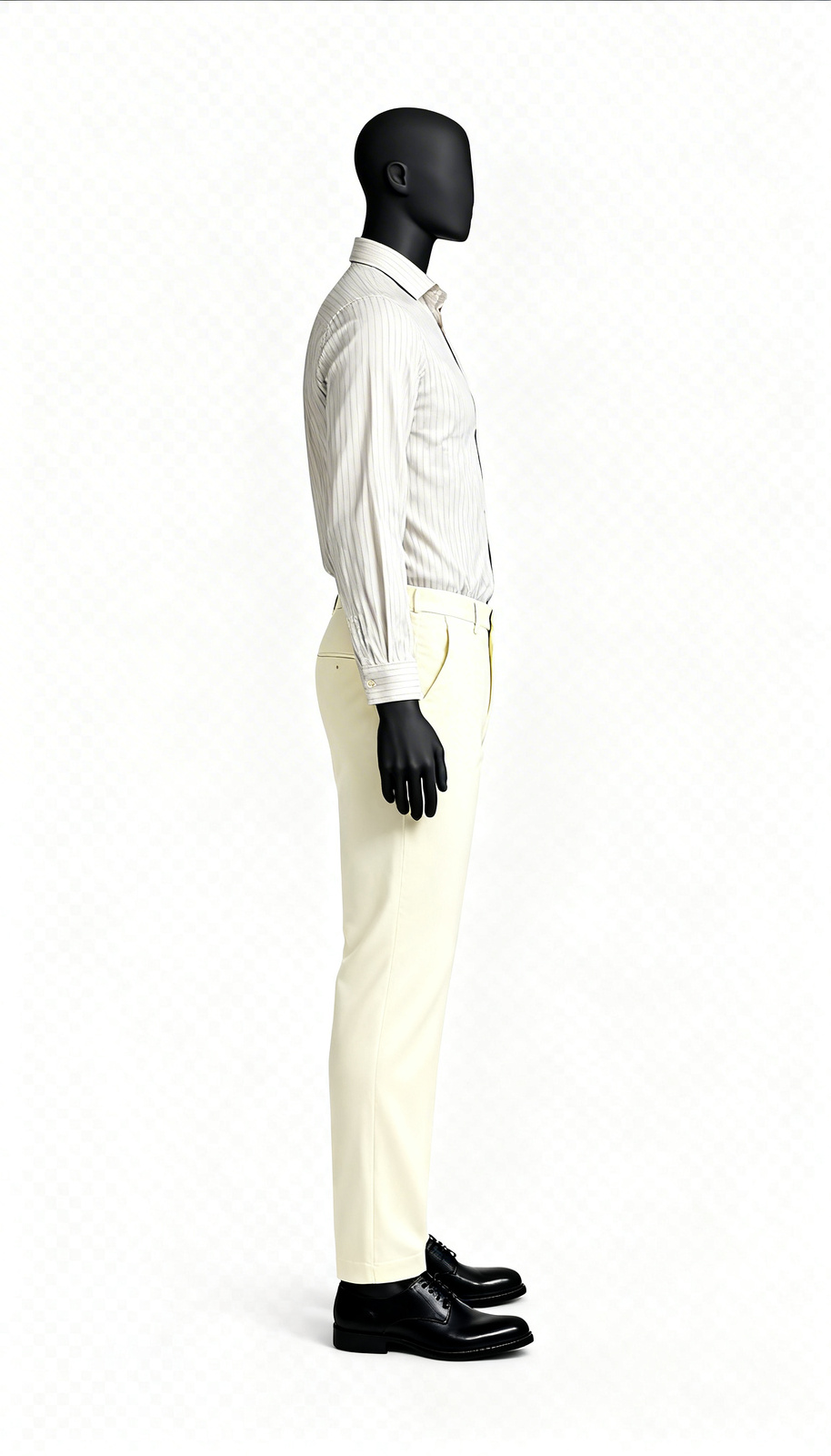 Off White Pinstripe Shirt