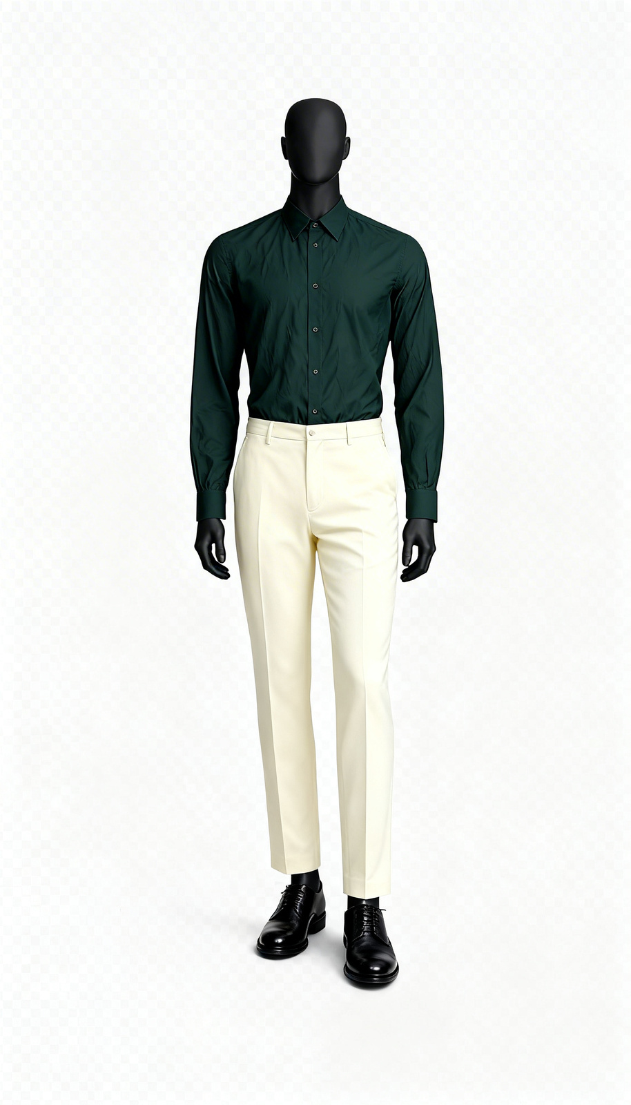 Dark Green Solid Shirt