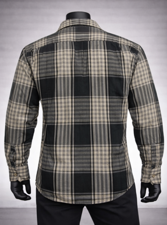 Plaid Check Casual Shirt_costumepeti