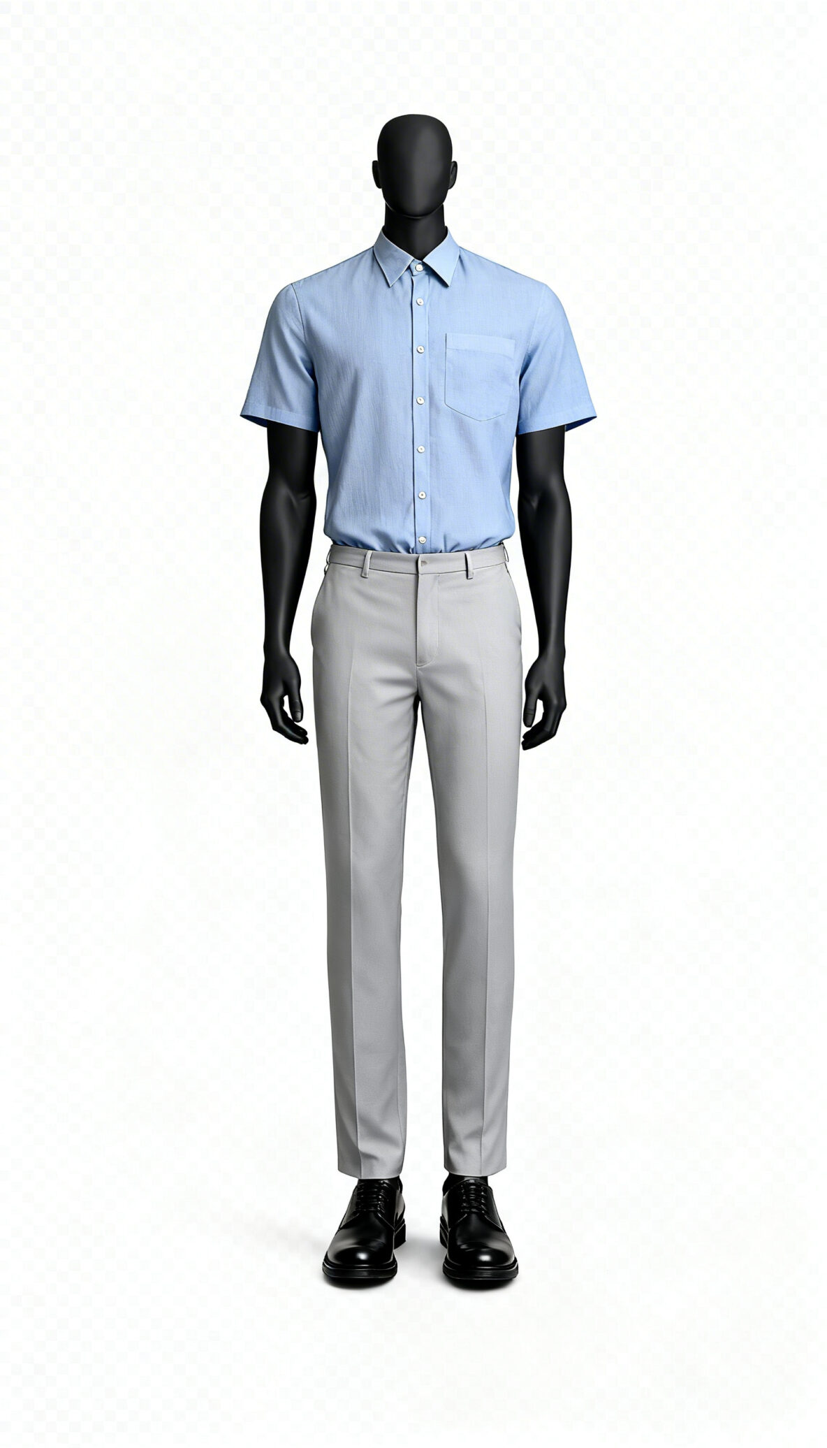 Men Blue Solid Shirt costumepeti