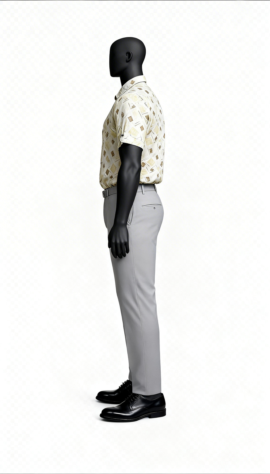 Men Beige Printed Casual Shirt - Image 3