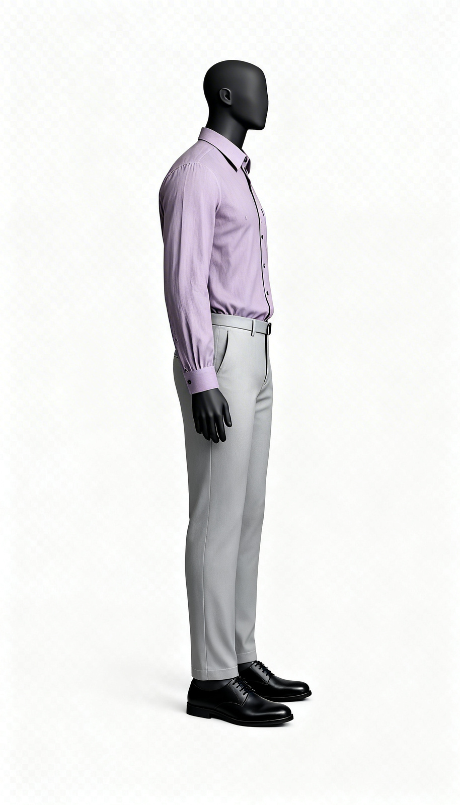 Men Purple Solid Casual Shirt