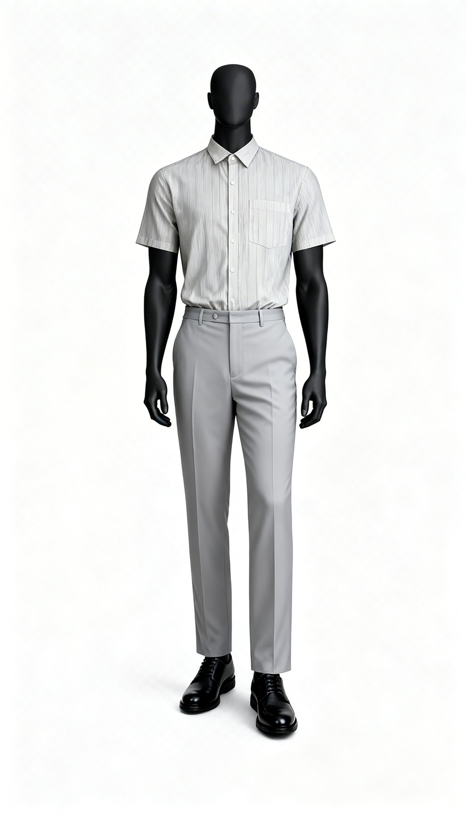 Men Beige Stripe Shirt