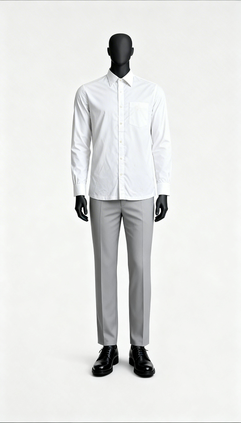 Men White Classic Formal Shirt