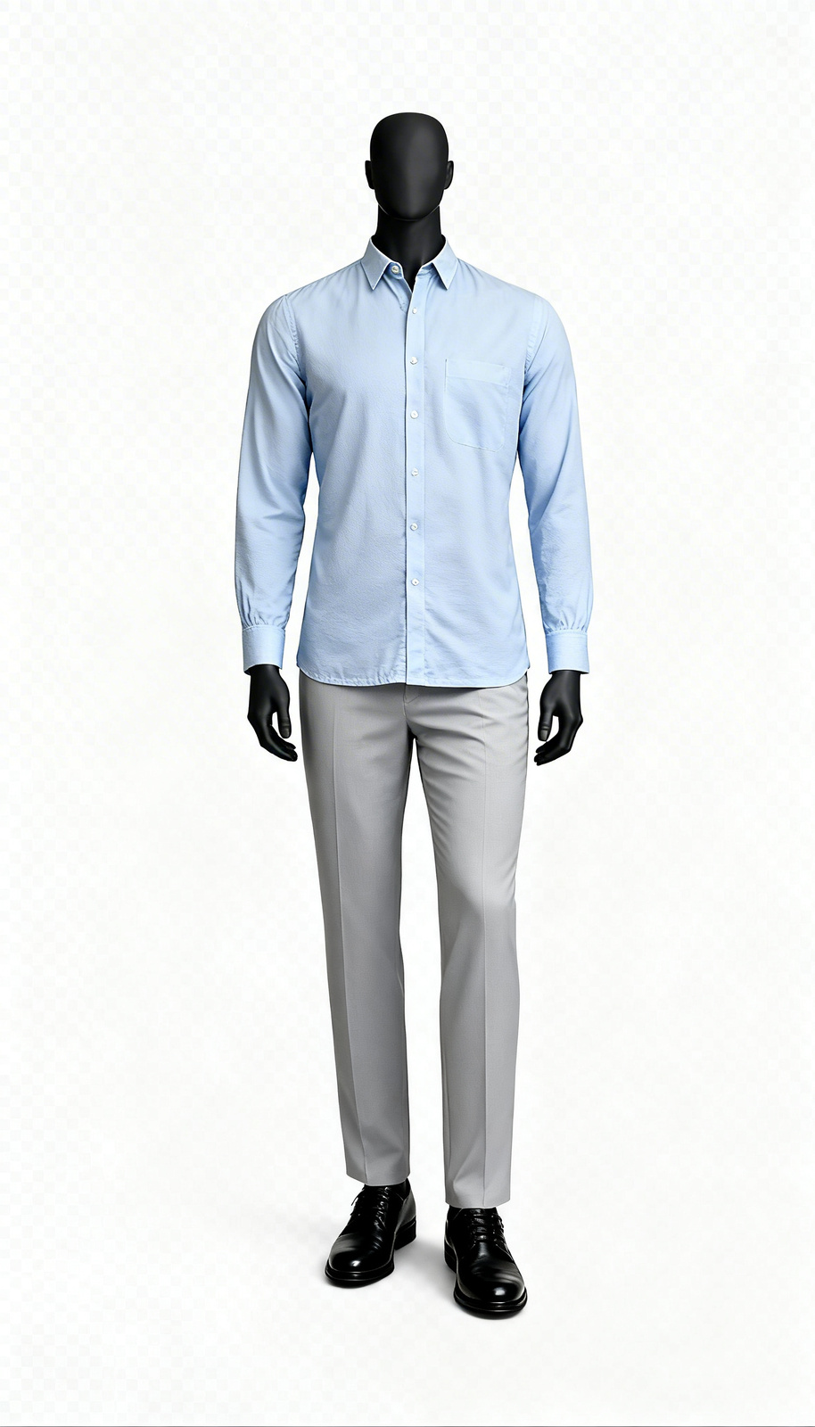 Men Light Blue Formal Shirt