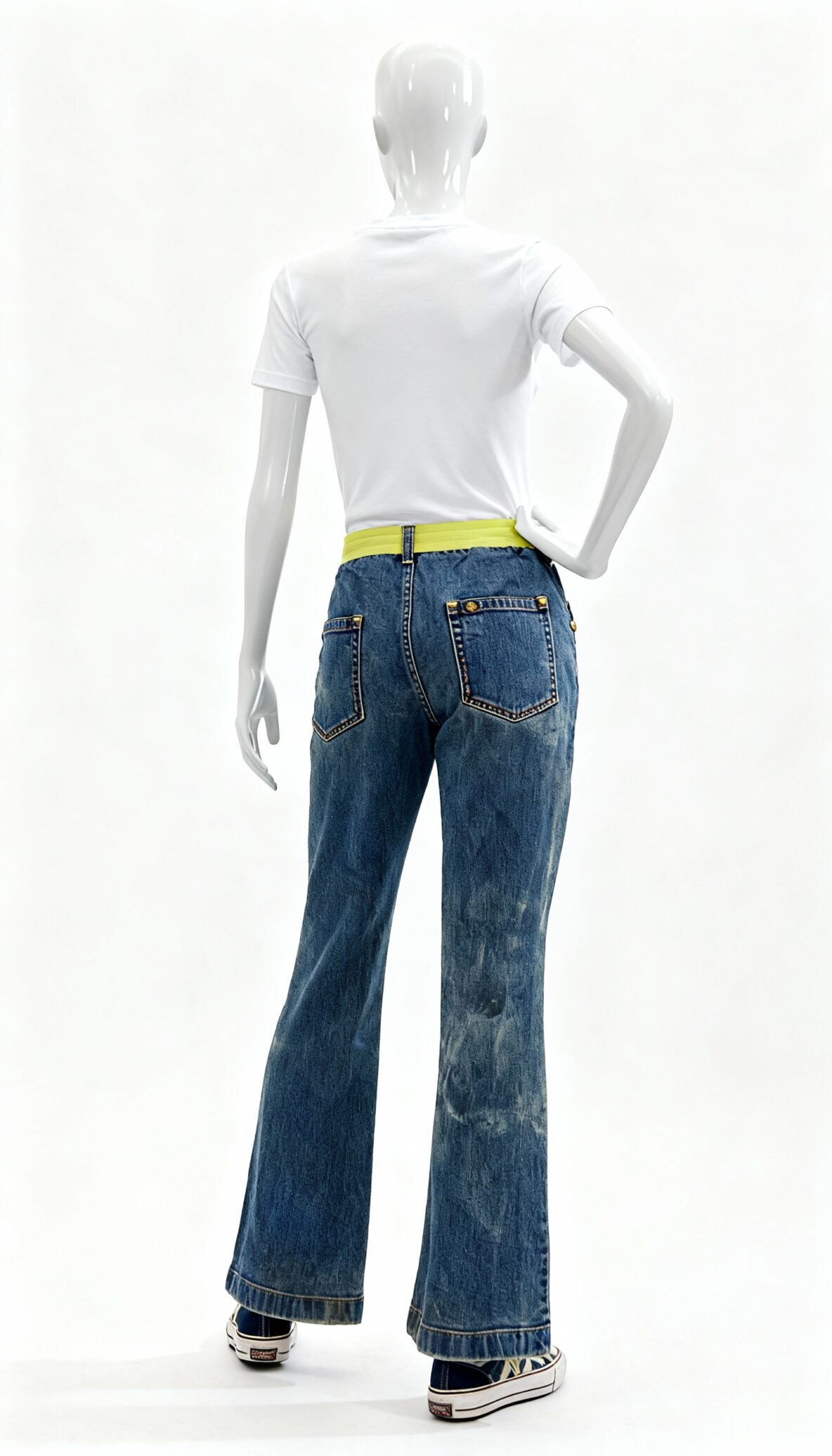 Women’s Bootcut Washed Denim Jeans