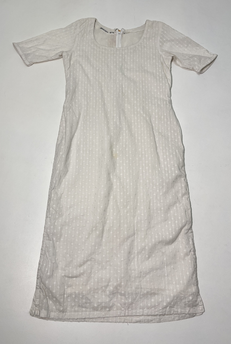 Off White Solid Kurti - Image 4