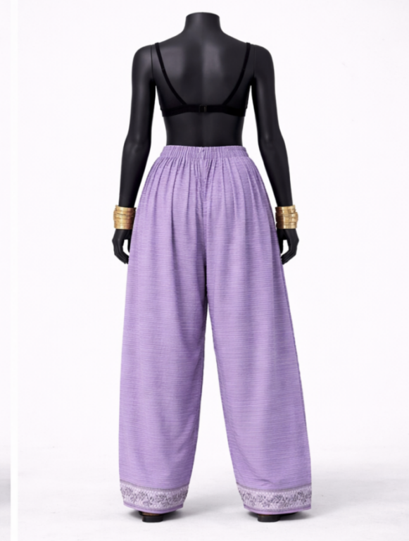 Lavender Striped Salwar Pants - Image 2