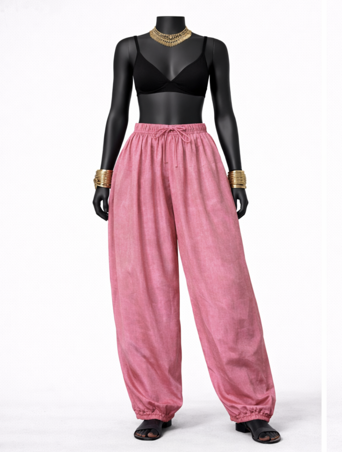 Pink Solid Salwar Pants - Costumepeti